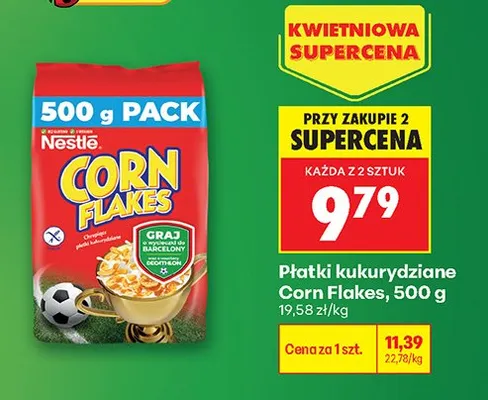Płatki kukurydziane cornflakes GOLDEN BRIDGE promocja w Biedronka