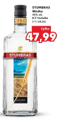 Wódka Stumbras promocja w Kaufland