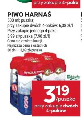 Piwo Harnaś promocja w Stokrotka