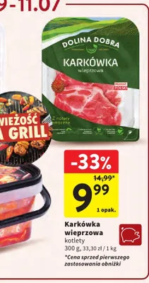 Karkówka wieprzowa kotlety Dolina Dobra promocja w Intermarche