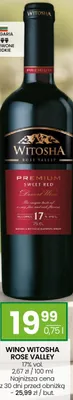 Wino Witosha Rose Valley promocja w Twój Market