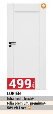 Drzwi LORIEN folia fresh, fresh+ folia premium, premium+ promocja w Merkury Market