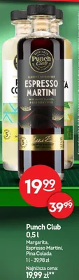 Punch Club koktajl Pina Colada promocja w Żabka