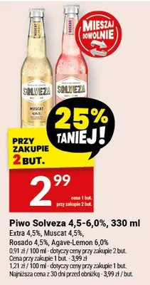 Piwo Solveza promocja w Twój Market