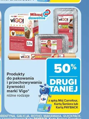 Produkty do pakowania i przechowywania żywności Vigo promocja w Carrefour