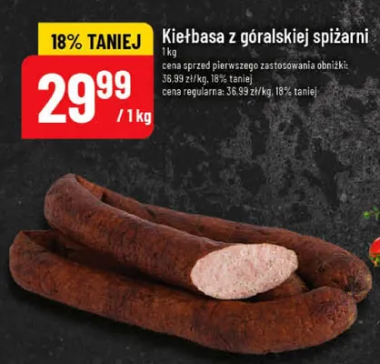 Kiełbasa z góralskiej spiżarni promocja w POLOmarket