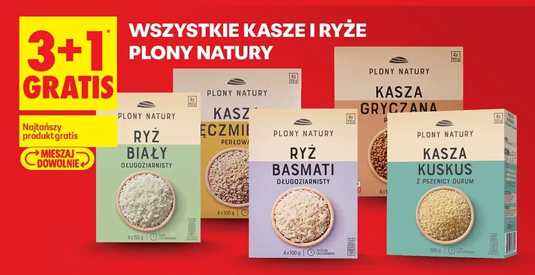 Ryż basmati długoziarnisty Plony Natury promocja w Biedronka