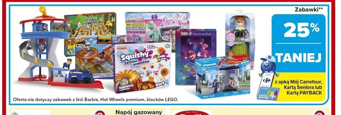 Zabawki promocja w Carrefour Market