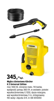 Myjka ciśnieniowa K 2 Universal Edition promocja w OBI