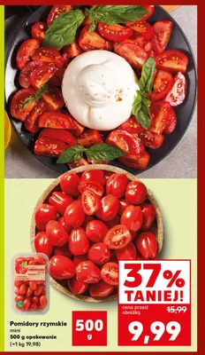 Pomidory rzymskie mini promocja w Kaufland