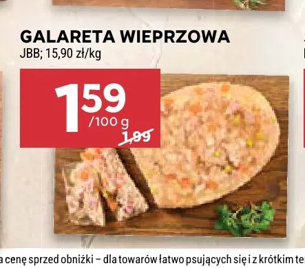 Galareta wieprzowa JBB promocja w Stokrotka
