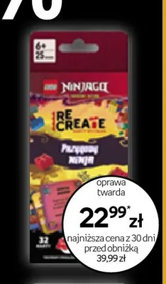 Książka LEGO Ninjago Re-Create Przygody Ninja oprawa twarda promocja w Empik