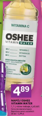 Napój vitamin water różne rodzaje promocja w Stokrotka