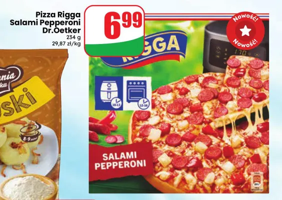 Pizza Rigga Salami Pepperoni Dr.Oetker promocja w Dino