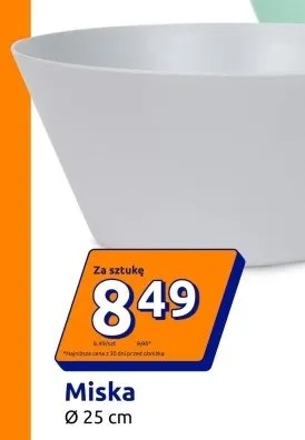 Miska plastikowa Ø 25 cm promocja w Action
