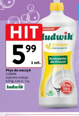 Płyn do naczyń Ludwik cytrynowy promocja w Intermarche