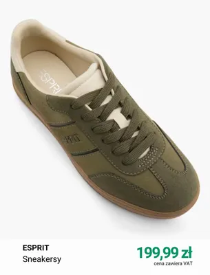 Sneakersy Esprit promocja w Deichmann