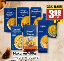 Makaron pióra Lubella promocja w API Market