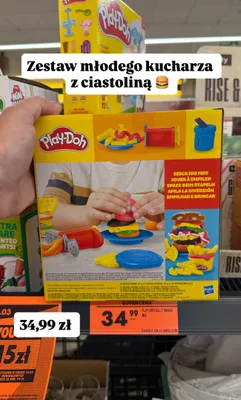 Zestaw młodego kucharza z ciastoliną promocja w Biedronka