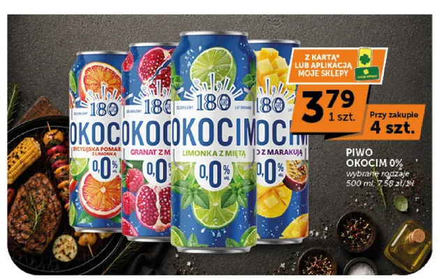 Piwo bezalkoholowe Okocim Mango z Marakują promocja w Groszek