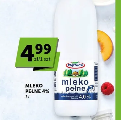 Mleko pełne Piątnica 4% promocja w ABC