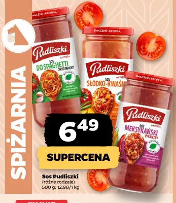 Sos słodko-kwaśny Pudliszki promocja w Netto