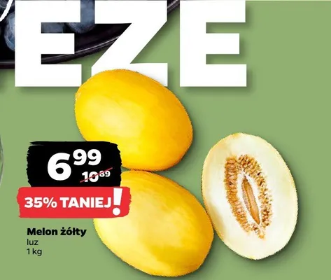 Melon żółty promocja w Netto
