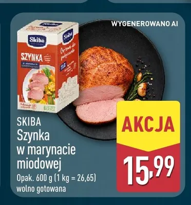 Szynka w marynacie miodowej wolno gotowana Skiba promocja w Aldi