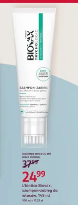 Szampon-zabieg do włosów L'biotica Biovax Trychologic Wypadanie i Gęstość promocja w Rossmann