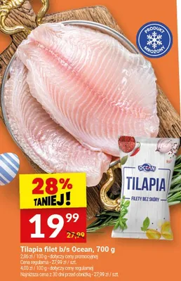 Filet b/s tilapia promocja w Twój Market