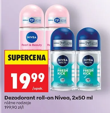 Dezodorant roll-on Pearl & Beauty promocja w Biedronka