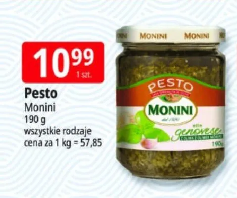 Pesto Genovese Monini promocja w Leclerc