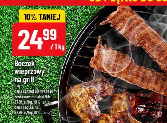 Boczek wieprzowy na grill promocja w POLOmarket