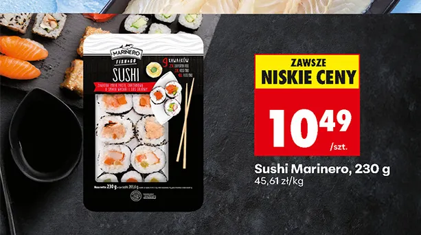 Sushi Marinero promocja w Biedronka
