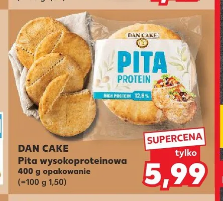 Pita wysokoproteinowa Dan Cake promocja w Kaufland