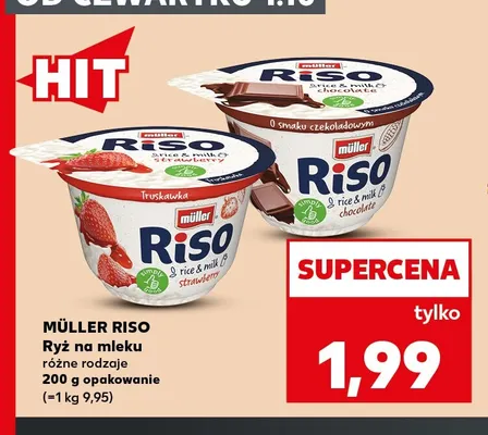 Ryż na mleku Müller Riso promocja w Kaufland