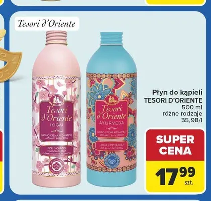 Płyn do kąpieli Tesori d'Oriente Ikigai promocja w Carrefour Market