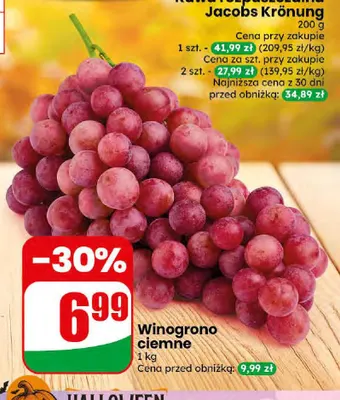 Winogrona ciemne promocja w Dino