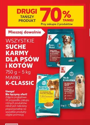 Sucha karma dla kotów Knabber-mahlzeit K-Classic promocja w Kaufland