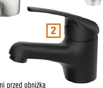 Bateria umywalkowa Ogliastra czarna promocja w OBI