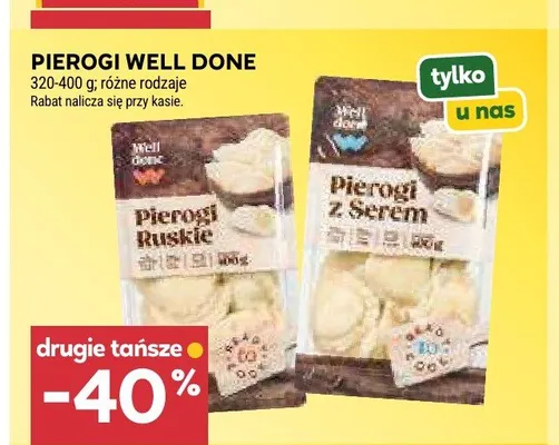 Pierogi z Serem Well Done promocja w Stokrotka