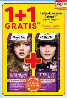 Farba do włosów Palette promocja w POLOmarket