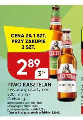 Piwo Kasztelan promocja w Chata Polska