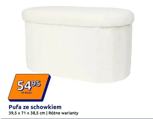 Pufa ze schowkiem promocja w Action