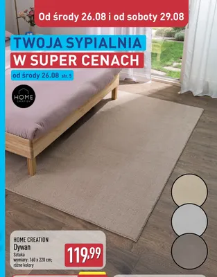 Dywan Home Creation promocja w Aldi