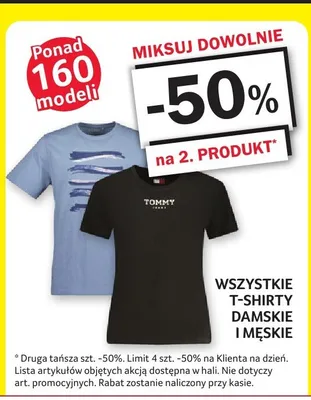 T-shirt damski i męski promocja w Selgros