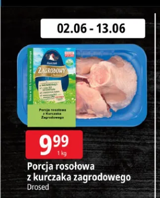 Porcja rosołowa z kurczaka zagrodowego Drosed promocja w Leclerc