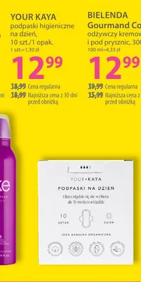 Podpaski higieniczne na dzień Your Kaya promocja w Hebe