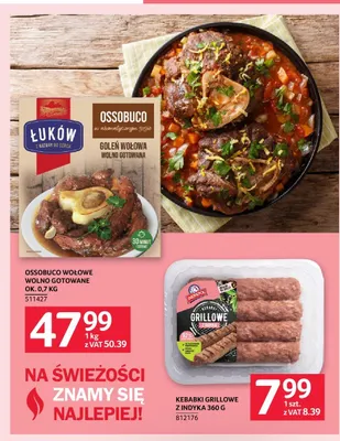 Ossobuco wołowe wolno gotowane Łuków promocja w Selgros