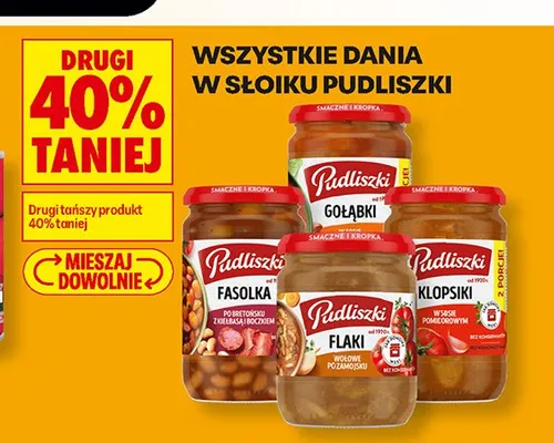 Dania w słoiku Pudliszki promocja w Biedronka
